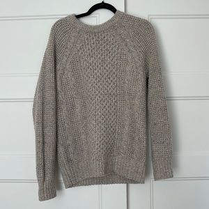 Oversized fisherman’s sweater